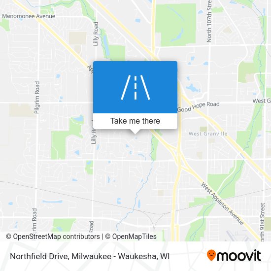 Northfield Drive map