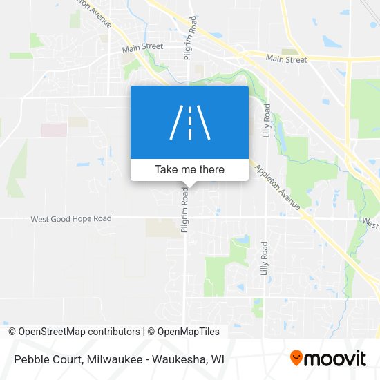 Pebble Court map