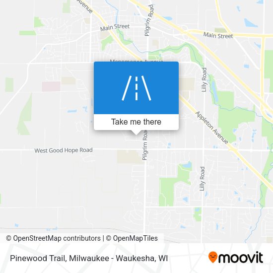 Pinewood Trail map