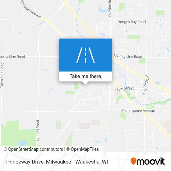 Mapa de Princeway Drive