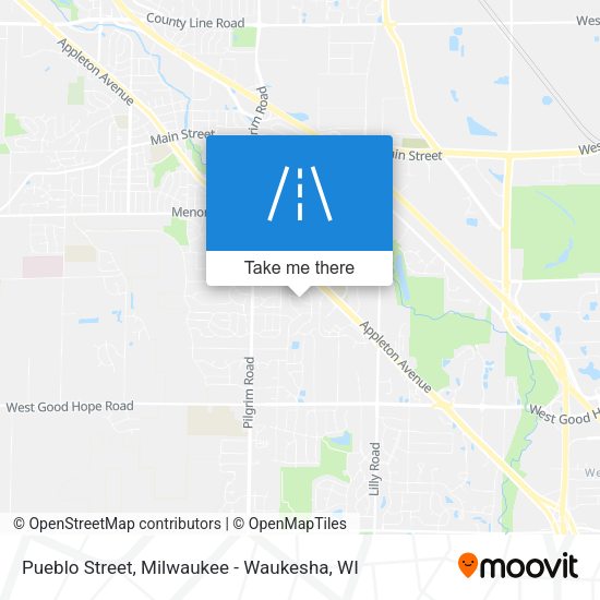 Pueblo Street map