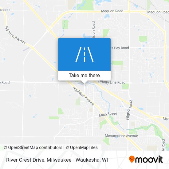 River Crest Drive map