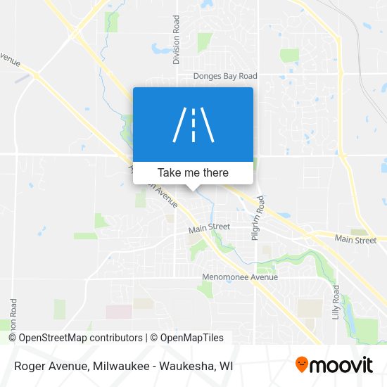 Roger Avenue map