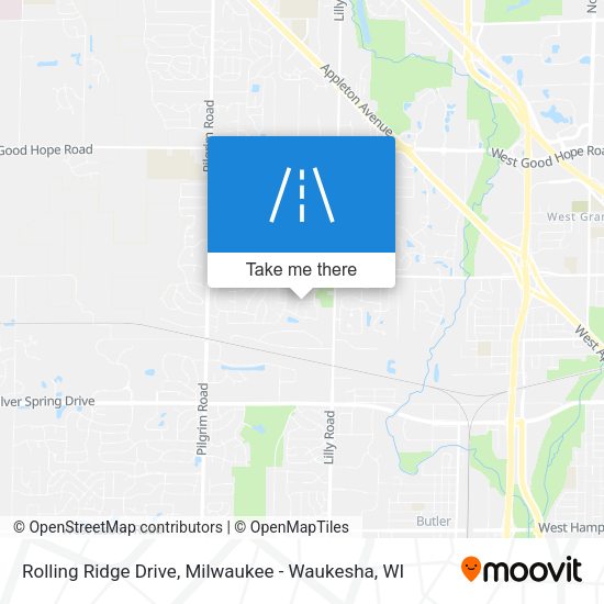 Mapa de Rolling Ridge Drive