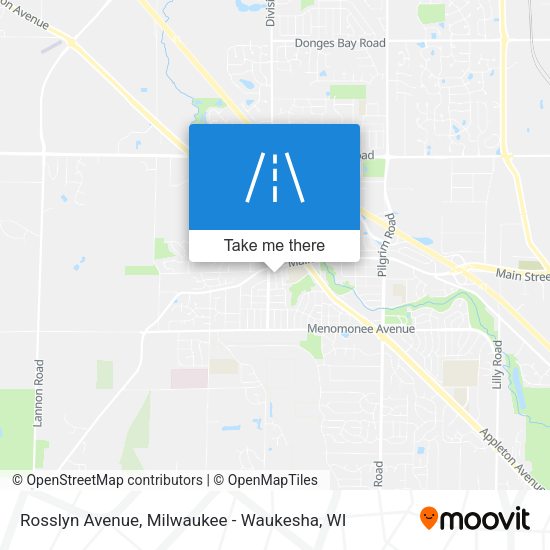 Rosslyn Avenue map