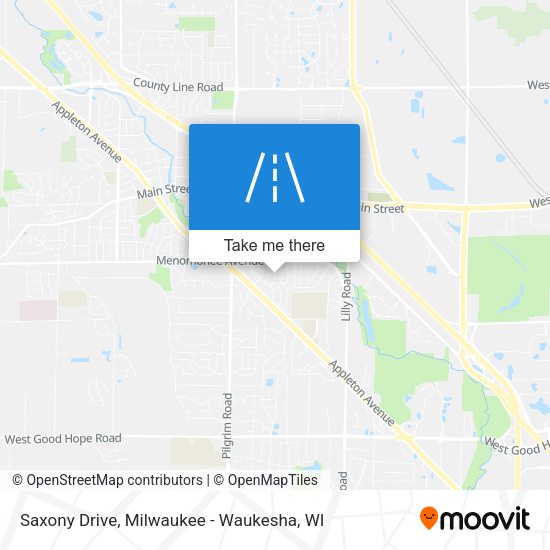 Saxony Drive map