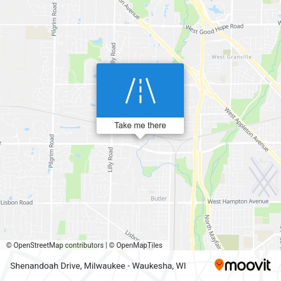 Mapa de Shenandoah Drive