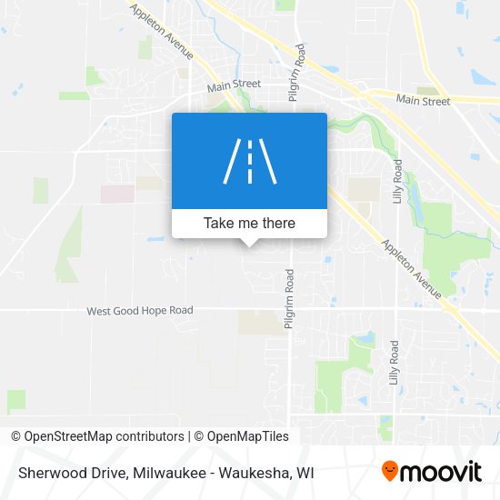 Sherwood Drive map