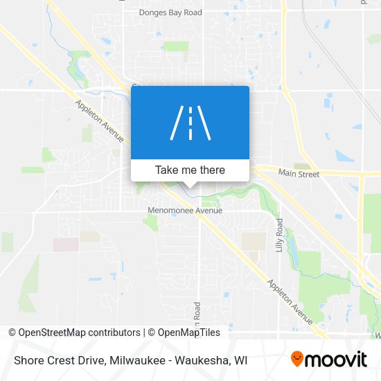 Mapa de Shore Crest Drive