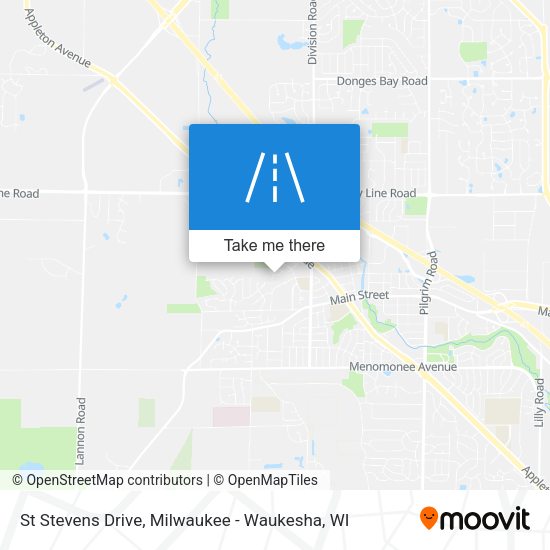 St Stevens Drive map