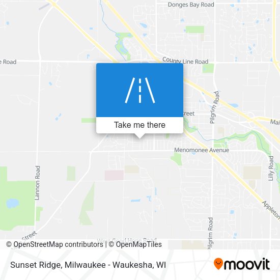 Sunset Ridge map