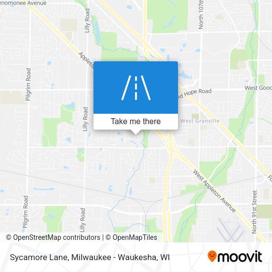 Sycamore Lane map