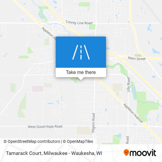 Tamarack Court map