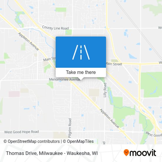 Thomas Drive map