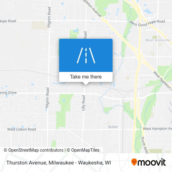 Thurston Avenue map