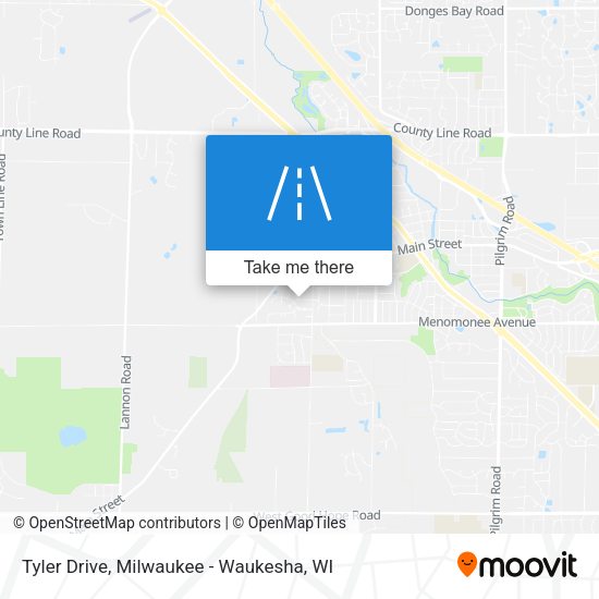 Tyler Drive map