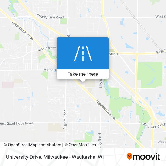 Mapa de University Drive