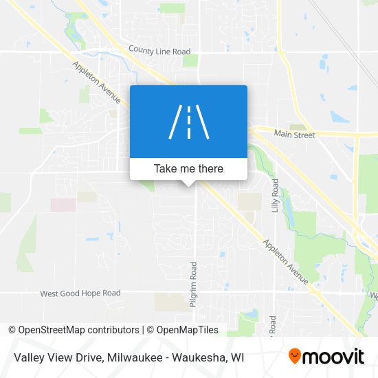 Valley View Drive map