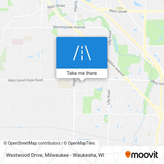 Westwood Drive map
