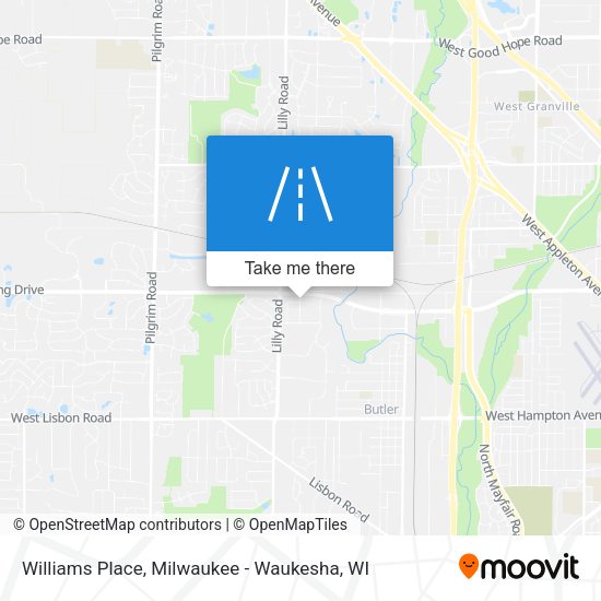 Williams Place map