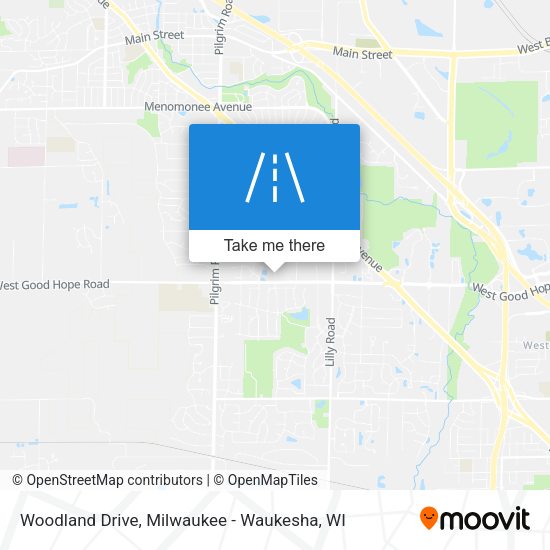 Mapa de Woodland Drive