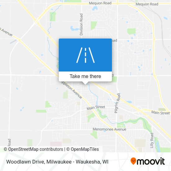Mapa de Woodlawn Drive