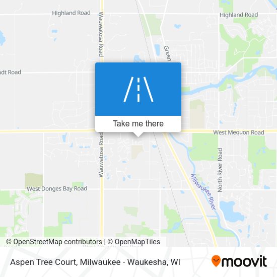 Aspen Tree Court map