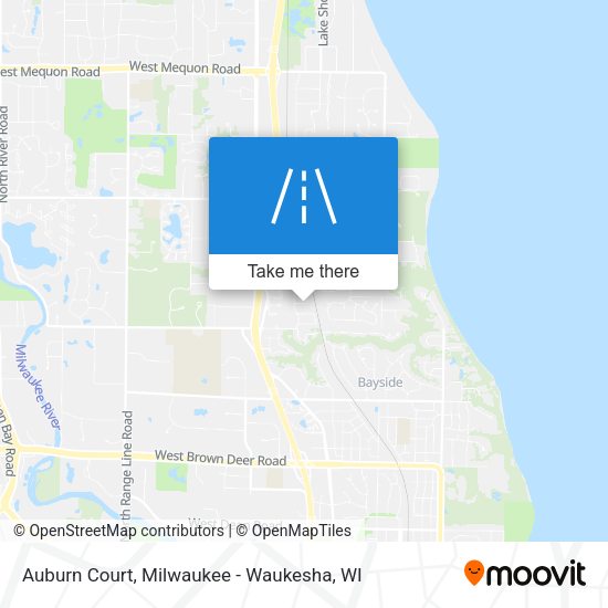 Mapa de Auburn Court