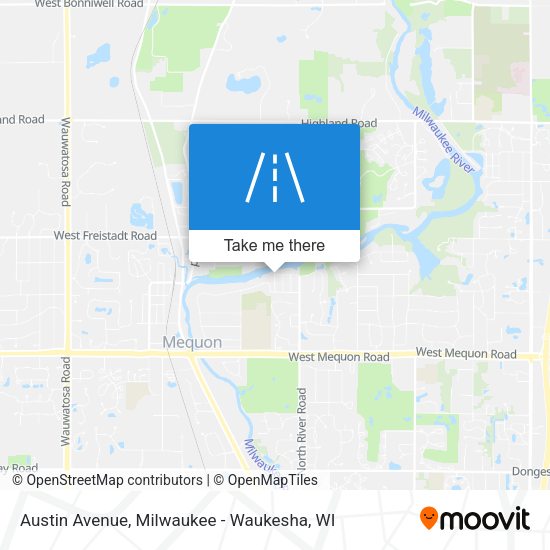 Austin Avenue map