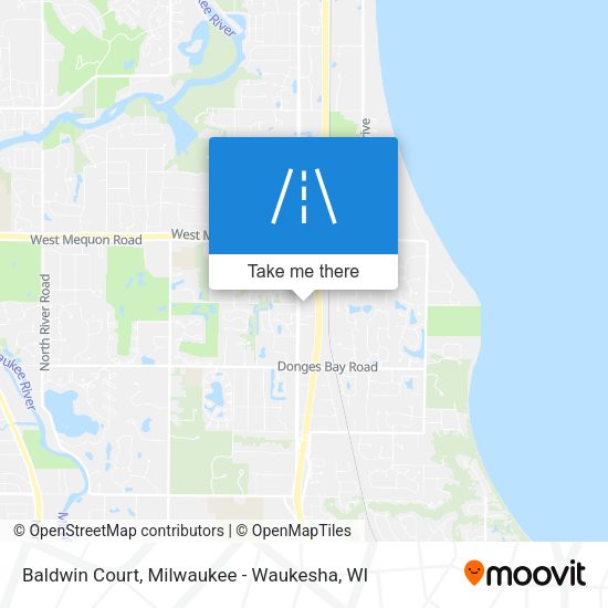 Mapa de Baldwin Court