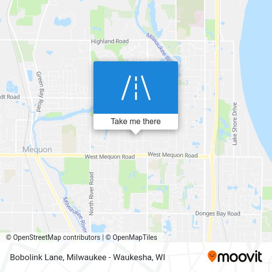 Bobolink Lane map