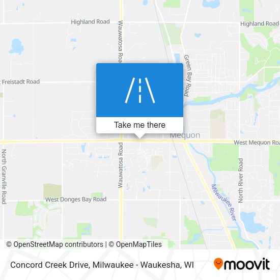 Concord Creek Drive map