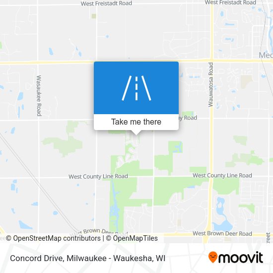 Concord Drive map