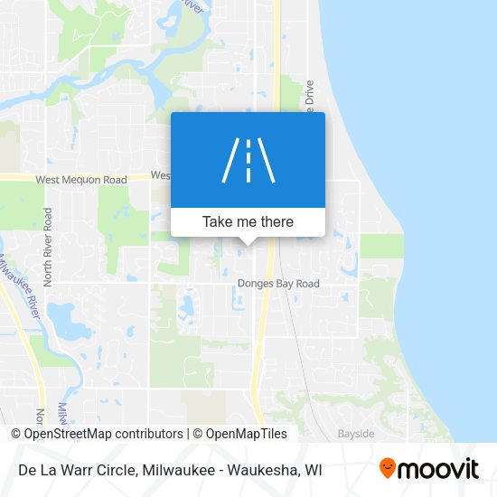 De La Warr Circle map