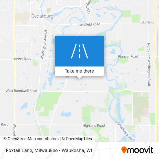 Foxtail Lane map
