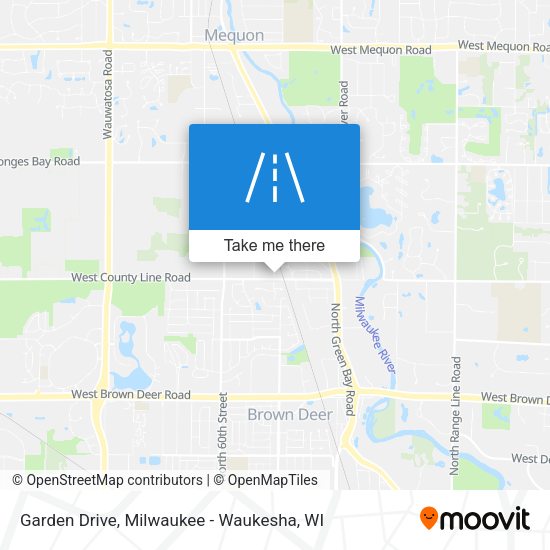 Garden Drive map