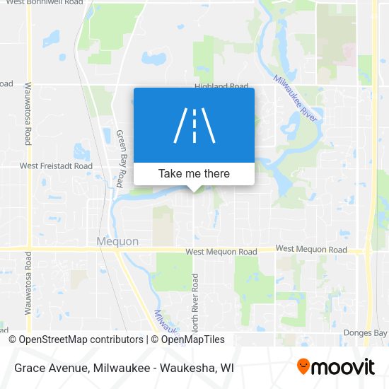 Grace Avenue map