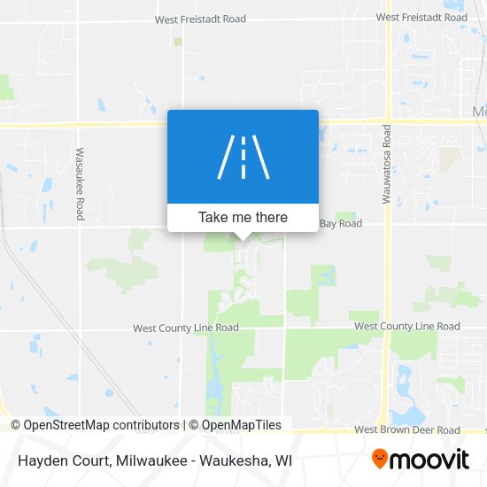 Hayden Court map