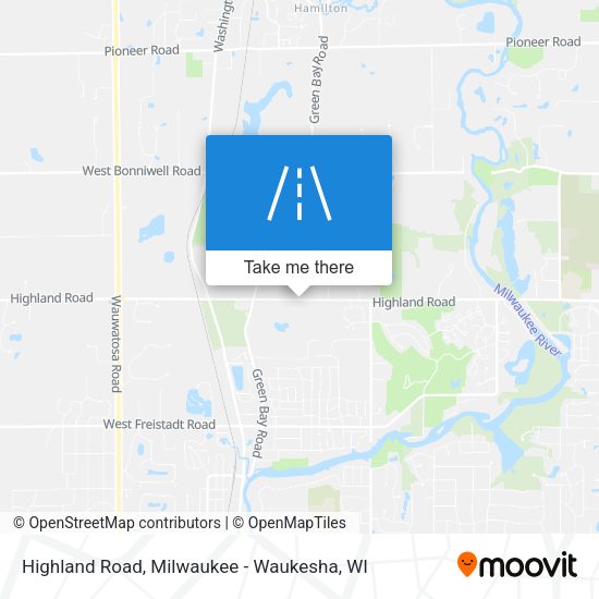 Highland Road map