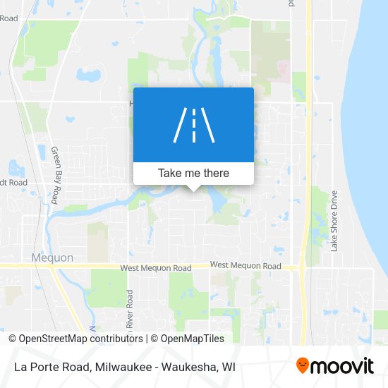 La Porte Road map