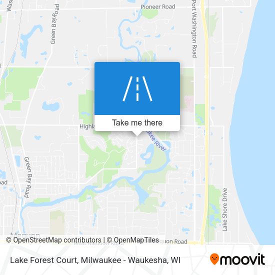 Mapa de Lake Forest Court