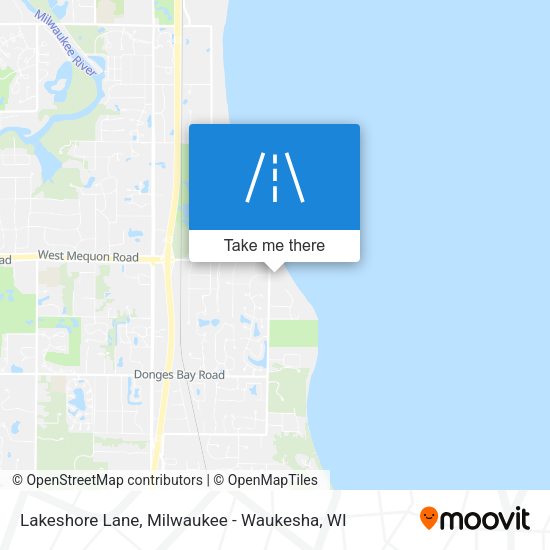 Lakeshore Lane map
