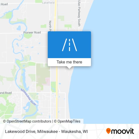 Lakewood Drive map