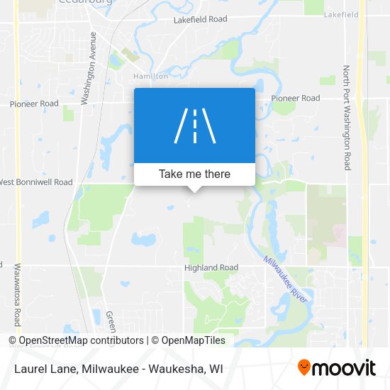 Mapa de Laurel Lane
