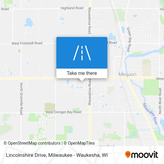 Mapa de Lincolnshire Drive