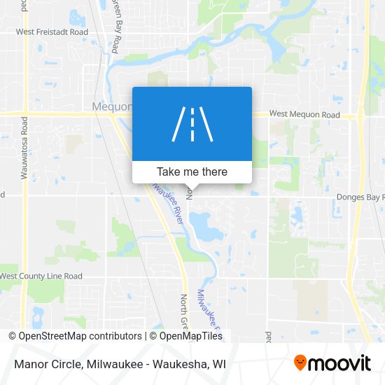 Mapa de Manor Circle