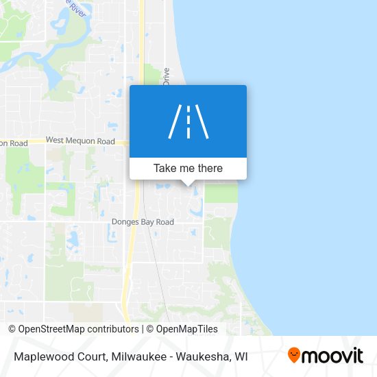 Maplewood Court map