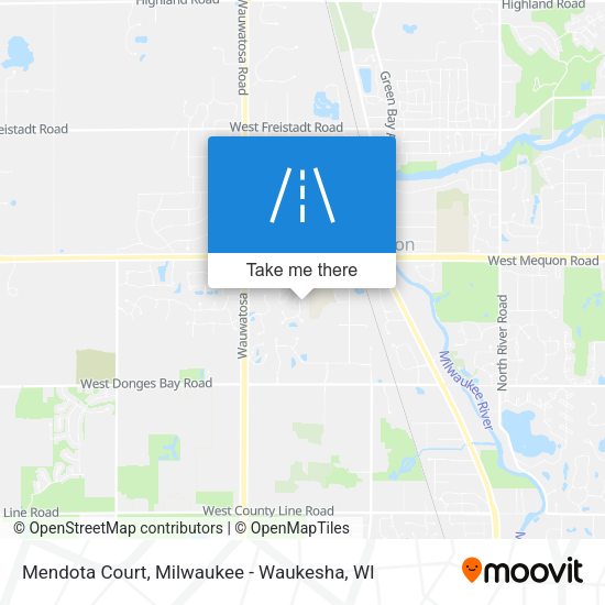 Mendota Court map
