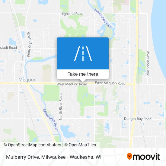 Mulberry Drive map