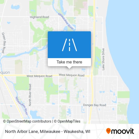Mapa de North Arbor Lane
